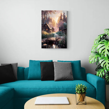New Hope Rustic Charm - Canvas Wall Art Living Room