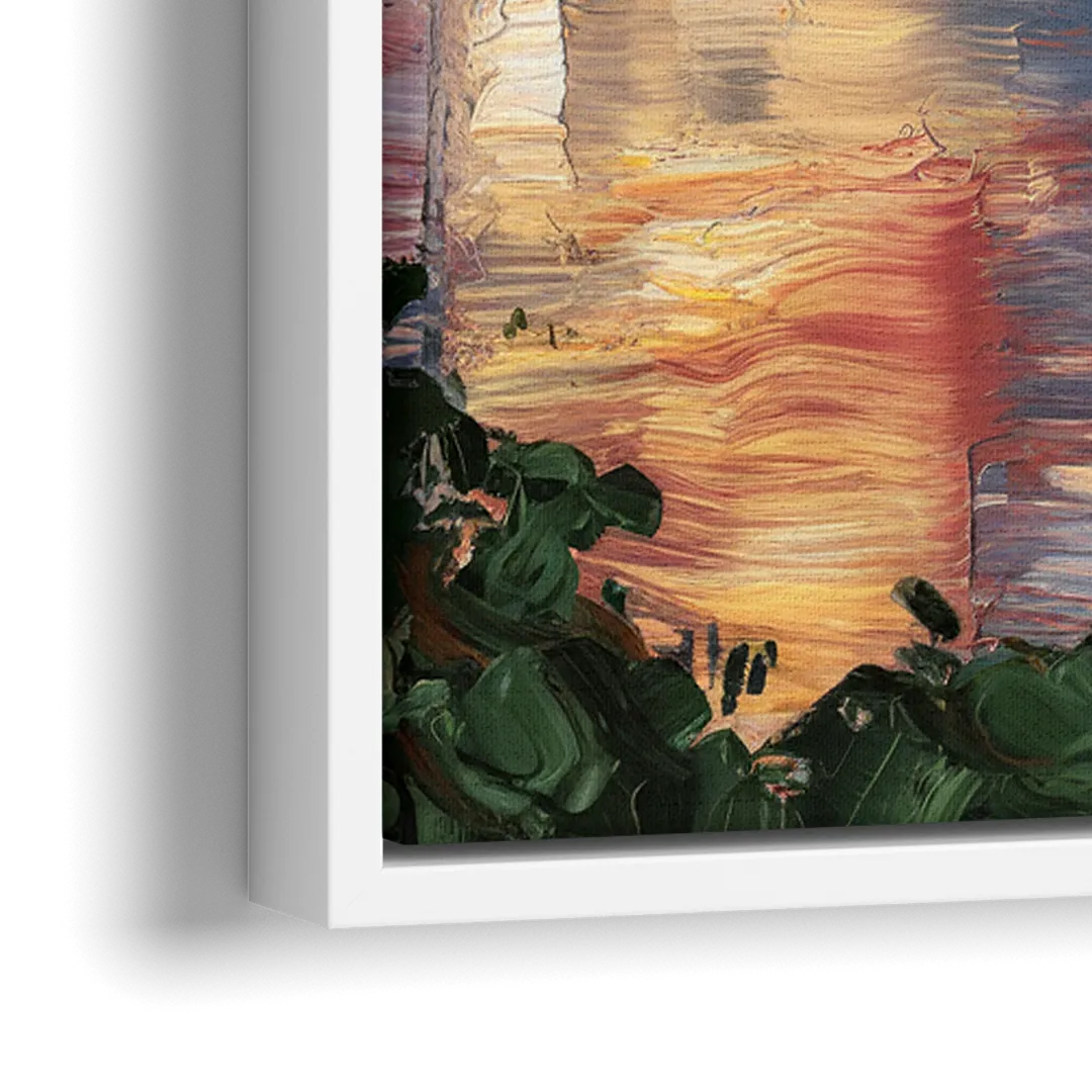 Milwaukee Historic Landmarks - Close-Up White Frame Canvas