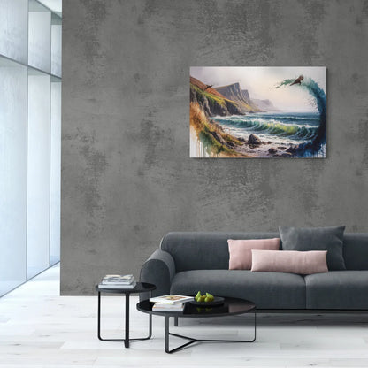 Celtic Coastline - Canvas Wall Art Living Room