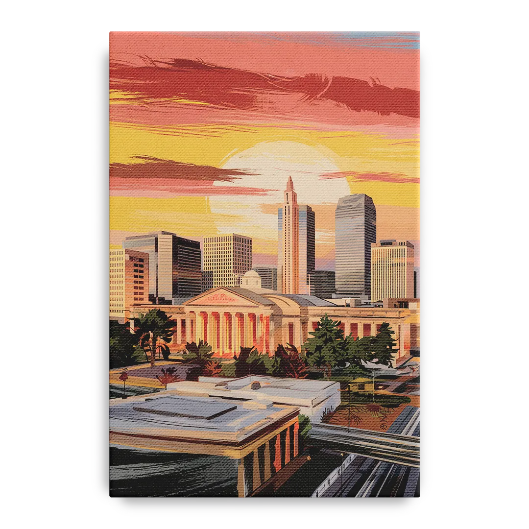 Joseph Skyline Sunset - Canvas Wall Art