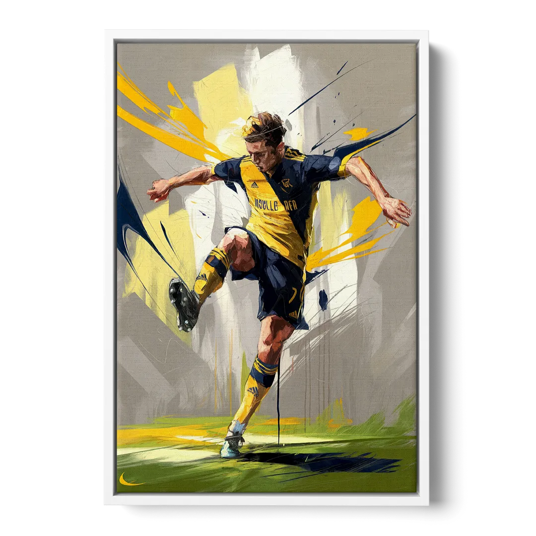 Nashville FC Soccer Spirit - White Frame Canvas