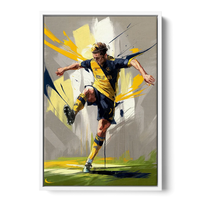 Nashville FC Soccer Spirit - White Frame Canvas