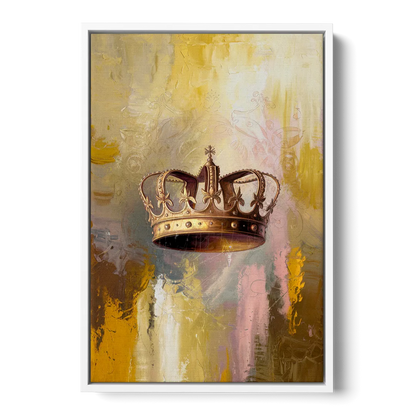 Corona Golden Hour - White Frame Canvas