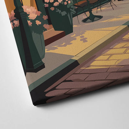 Lubbock Downtown Charm Canvas Close Up