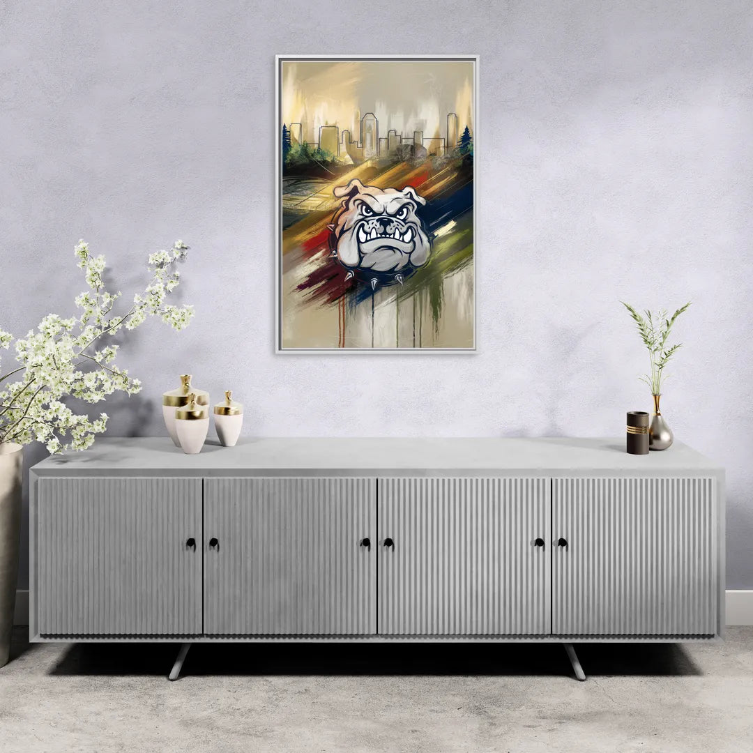 Spokane Gonzaga Pride - Living Room White Frame Canvas
