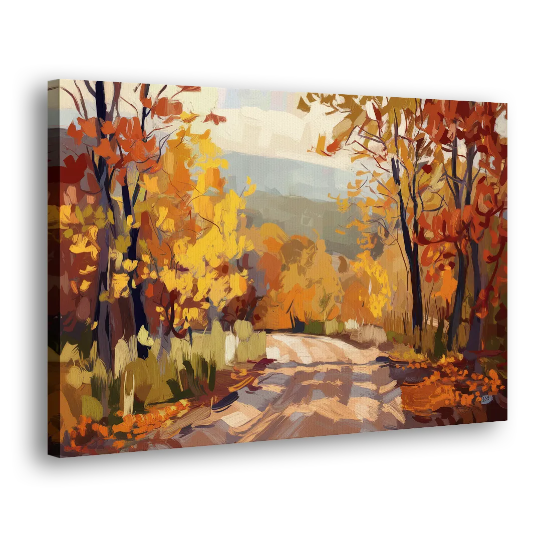 Knoxville Autumn Colors - Canvas Print Art Sides