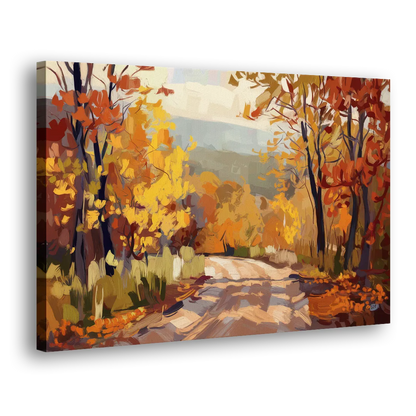 Knoxville Autumn Colors - Canvas Print Art Sides