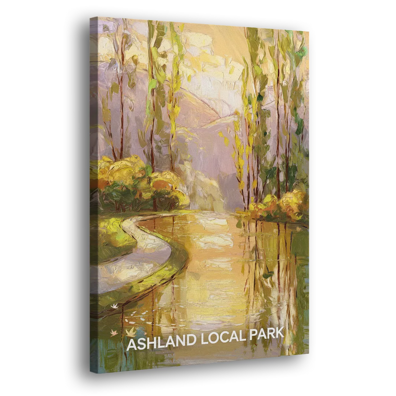 Ashland Local Park Serenity - Canvas Print Art Sides