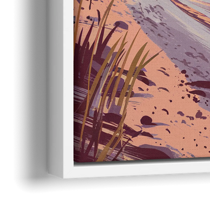 Norfolk Chesapeake Bay Views - Close-Up White Frame Canvas
