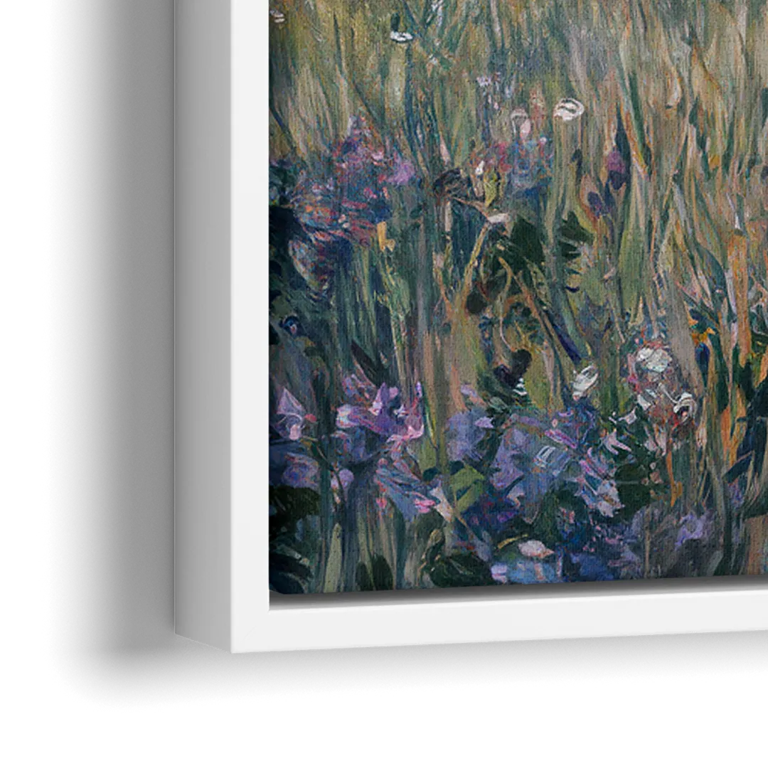 Bozeman Bridger Range - Close-Up White Frame Canvas