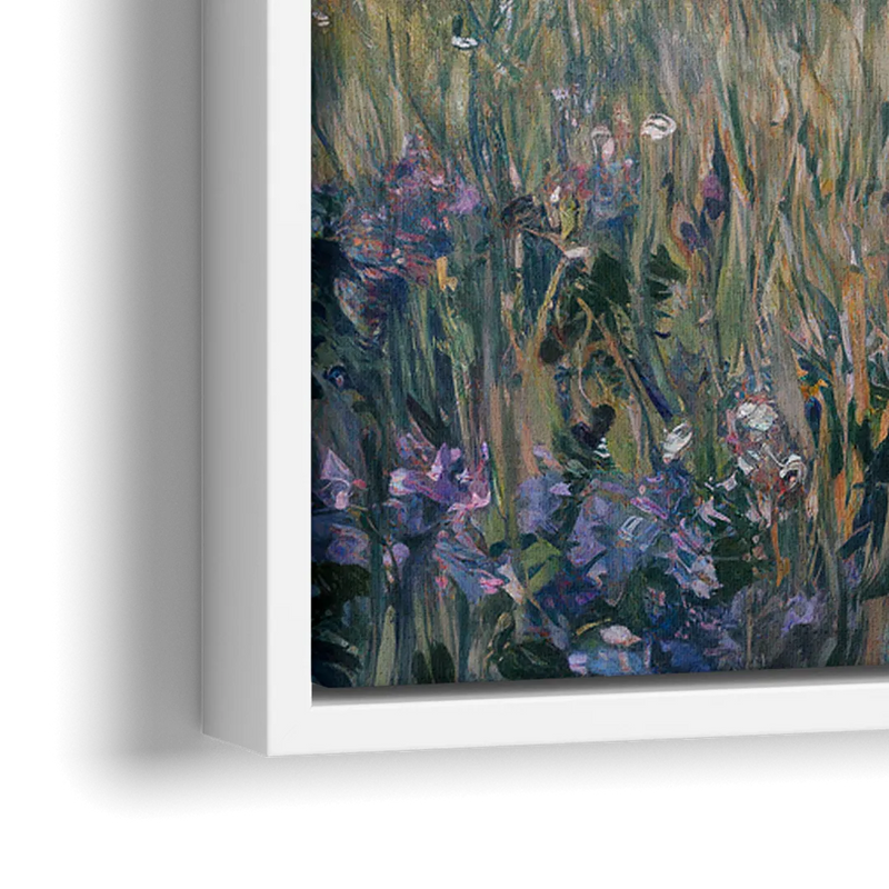 Bozeman Bridger Range - Close-Up White Frame Canvas