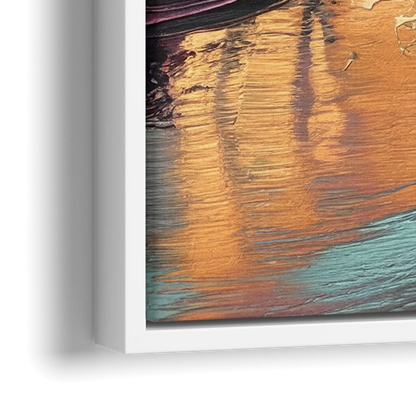 Grand Rapids Downtown Skyline - Close-Up White Frame Canvas