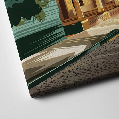 Fayetteville Historic Landmarks Canvas Close Up