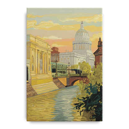 Richmond Urban Landmarks - Canvas Wall Art