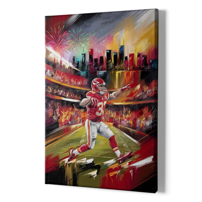 Kansas City Chiefs Game Day - Canvas Print Art Sides