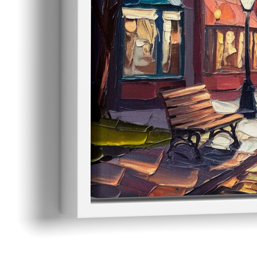 Plano Local Landmarks - Close-Up White Frame Canvas