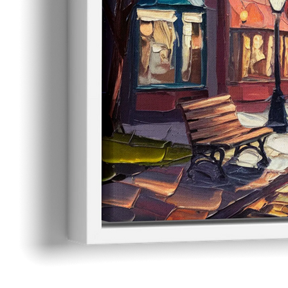 Plano Local Landmarks - Close-Up White Frame Canvas
