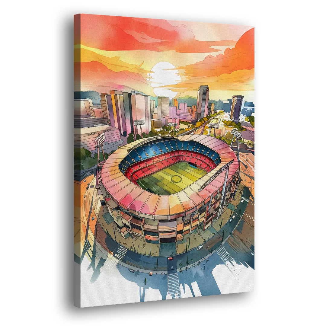Charlotte FC Stadium View - Canvas Print Art Sides
