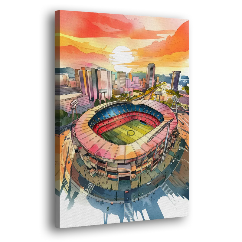 Charlotte FC Stadium View - Canvas Print Art Sides