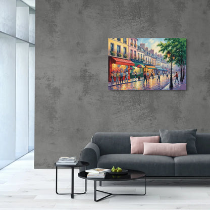 Rue Saint Paul Vibes - Canvas Wall Art Living Room