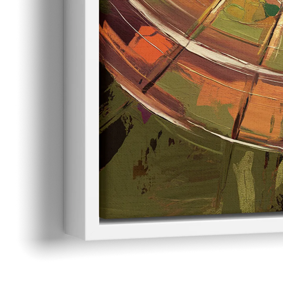 Arlington Stadium View - Close-Up White Frame Canvas