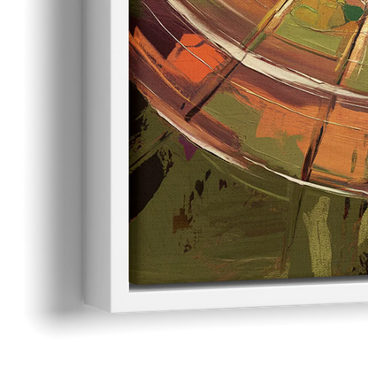 Arlington Stadium View - Close-Up White Frame Canvas