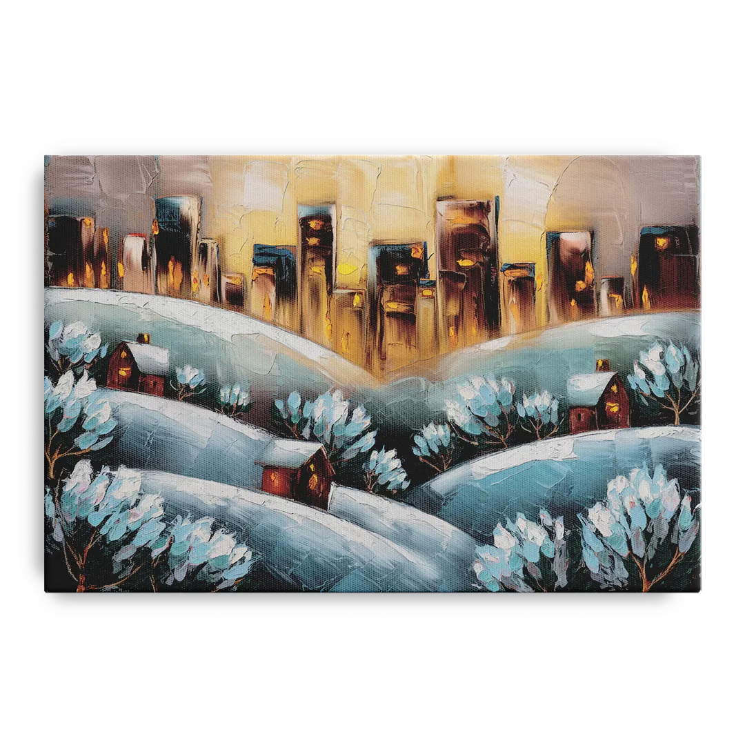 Fort Wayne Winter Wonderland - Canvas Wall Art