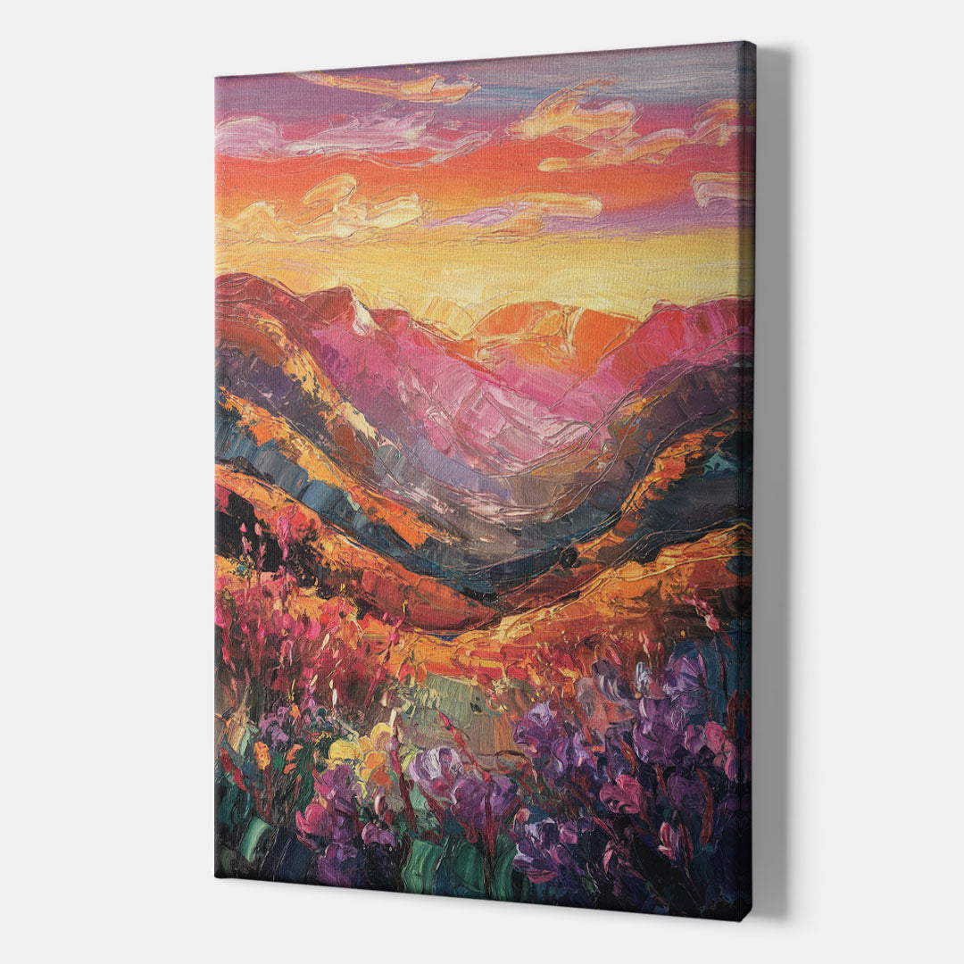 Vail Sunset Glow - Canvas Wall Art Indoor