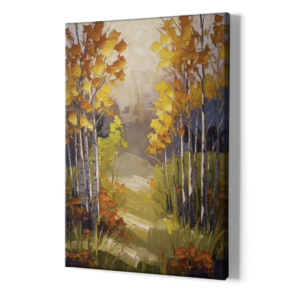 Breckenridge Aspen Forest Autumn - Canvas Print Art Sides