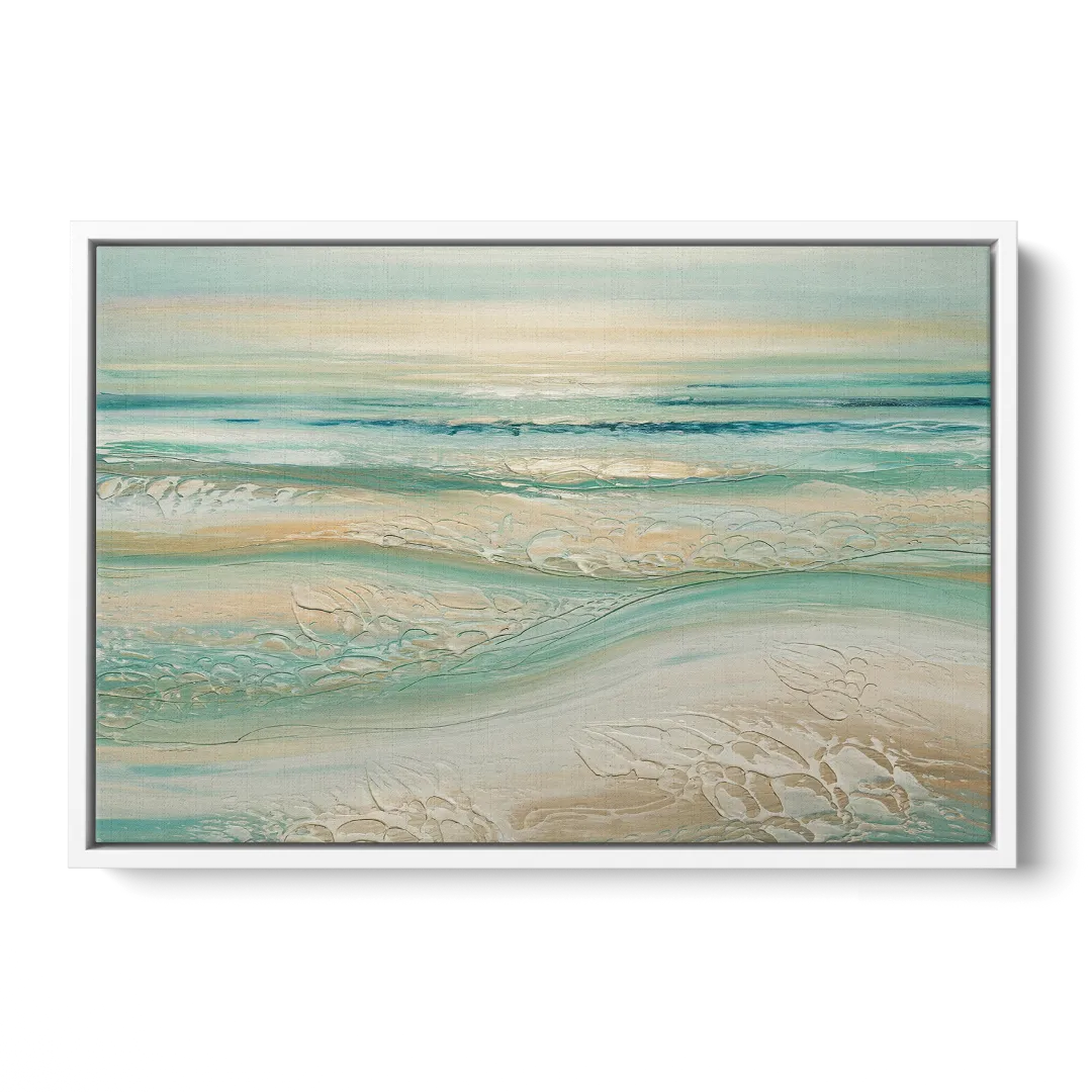 Sitka Ocean Breeze - White Frame Canvas
