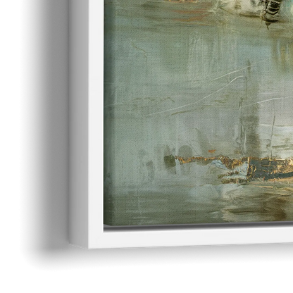 Irvine Coastal Serenity - Close-Up White Frame Canvas