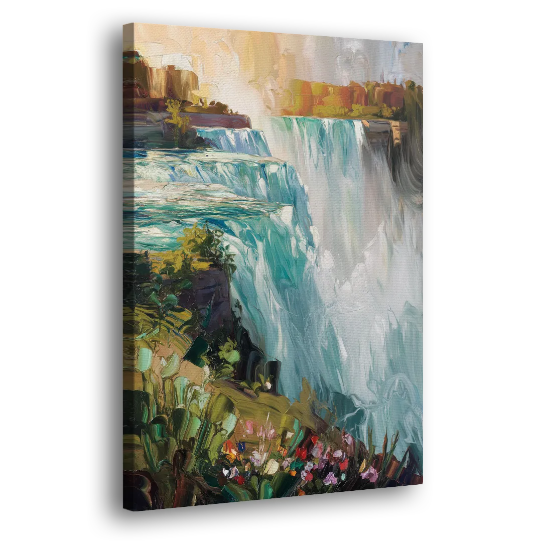 Buffalo Niagara Falls View - Canvas Print Art Sides