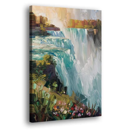 Buffalo Niagara Falls View - Canvas Print Art Sides