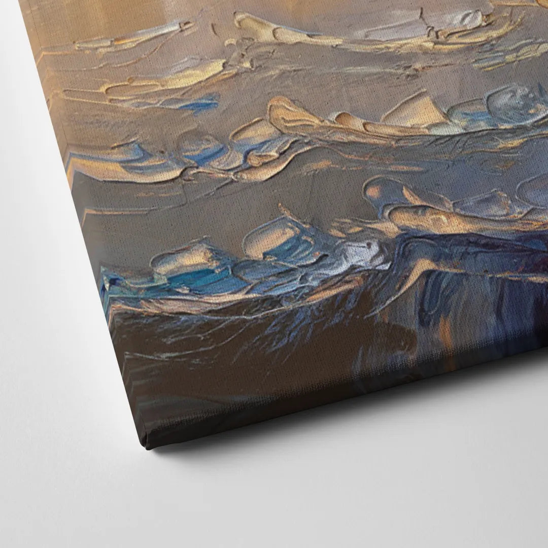 New York City Hudson River View Canvas Close Up