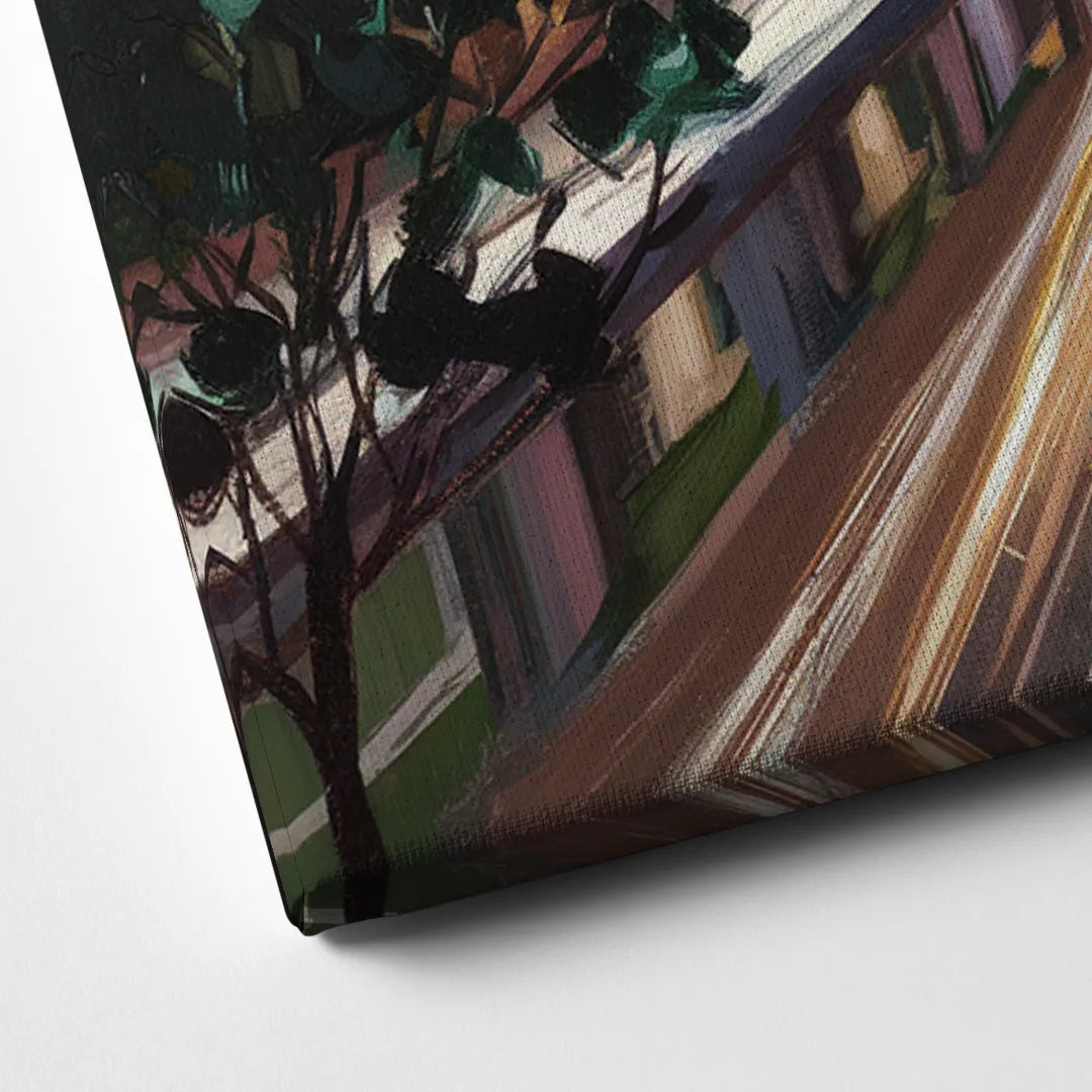 Atlanta Historic Neighborhoods Canvas Close Up