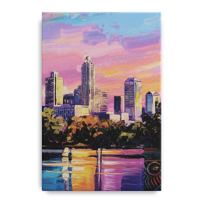 Austin East Side Murals - Canvas Wall Art