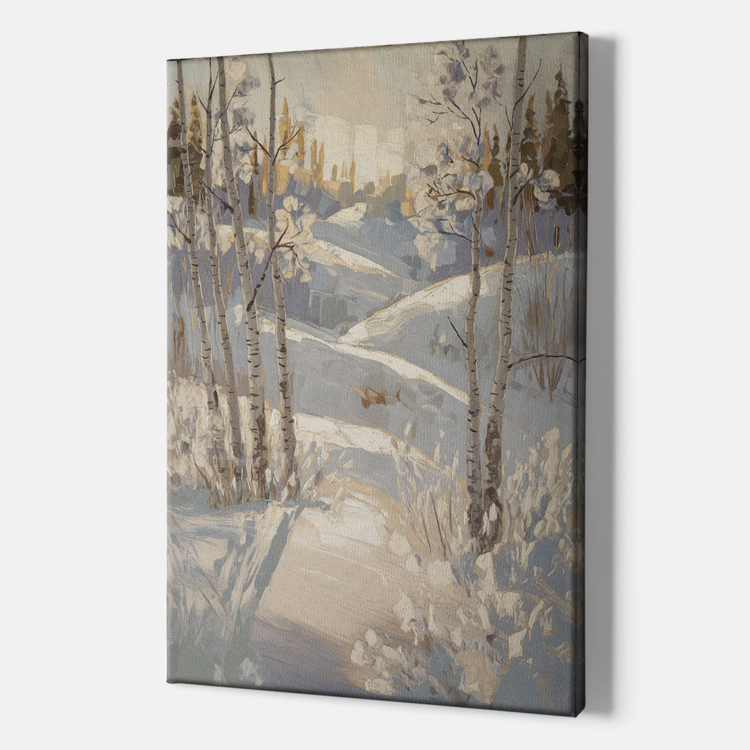 Aspen Winter Wonderland - Canvas Wall Art Indoor