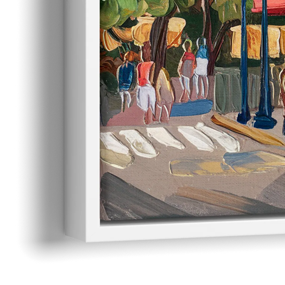 Nashville Grand Ole Opry - Close-Up White Frame Canvas