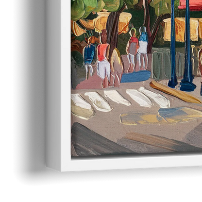 Nashville Grand Ole Opry - Close-Up White Frame Canvas