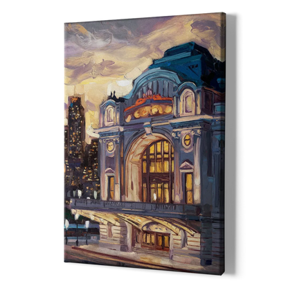 Kansas City Union Station - Canvas Print Art Sides