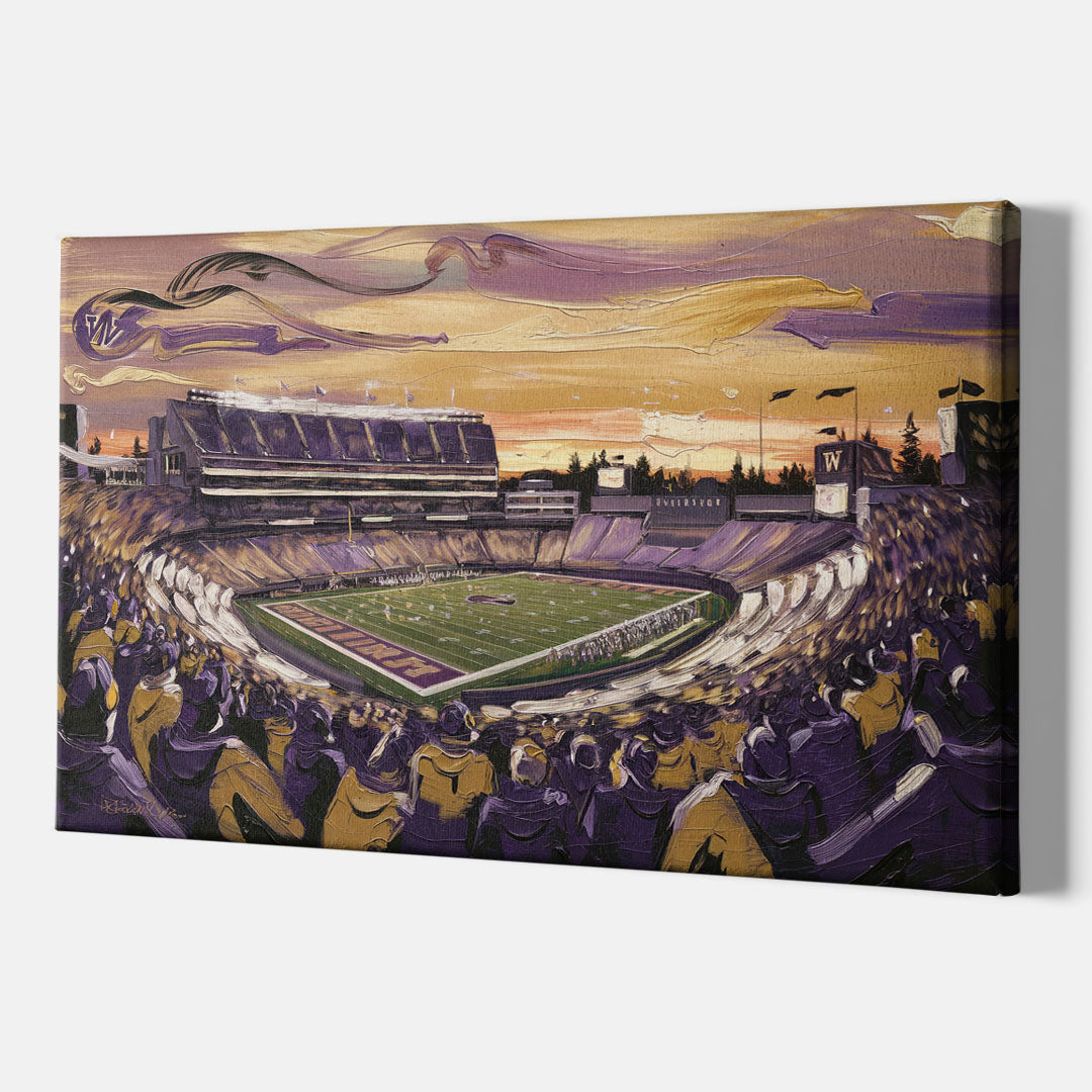 Washington Huskies Spirit - Canvas Wall Art Indoor