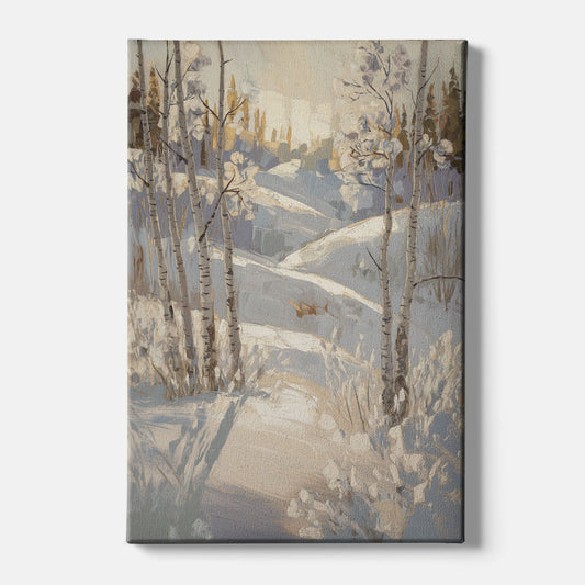 Aspen Winter Wonderland - Canvas Wall Art