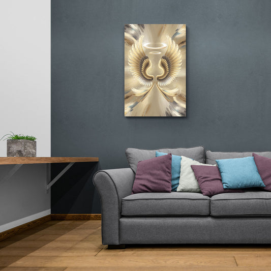 Los Angeles Angel Wings Mural - Canvas Wall Art Living Room