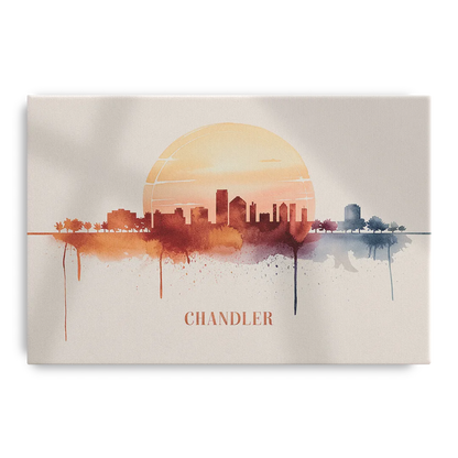 Chandler Skyline View - Canvas Wall Art