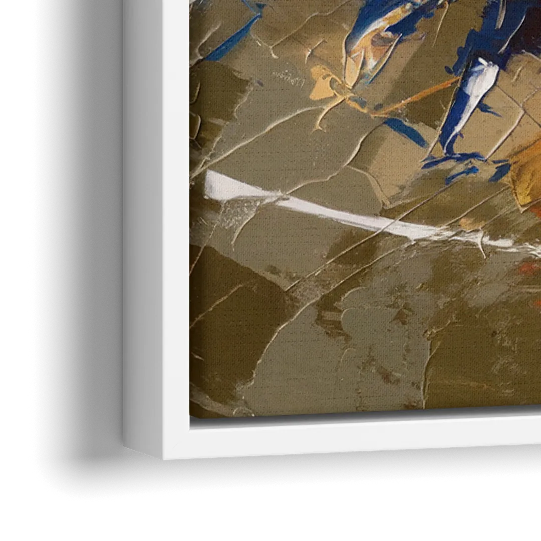 Asheville Sports Team Spirit - Close-Up White Frame Canvas