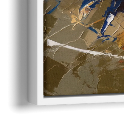 Asheville Sports Team Spirit - Close-Up White Frame Canvas