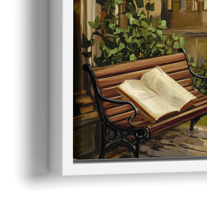 Oxford University Charm - Close-Up White Frame Canvas