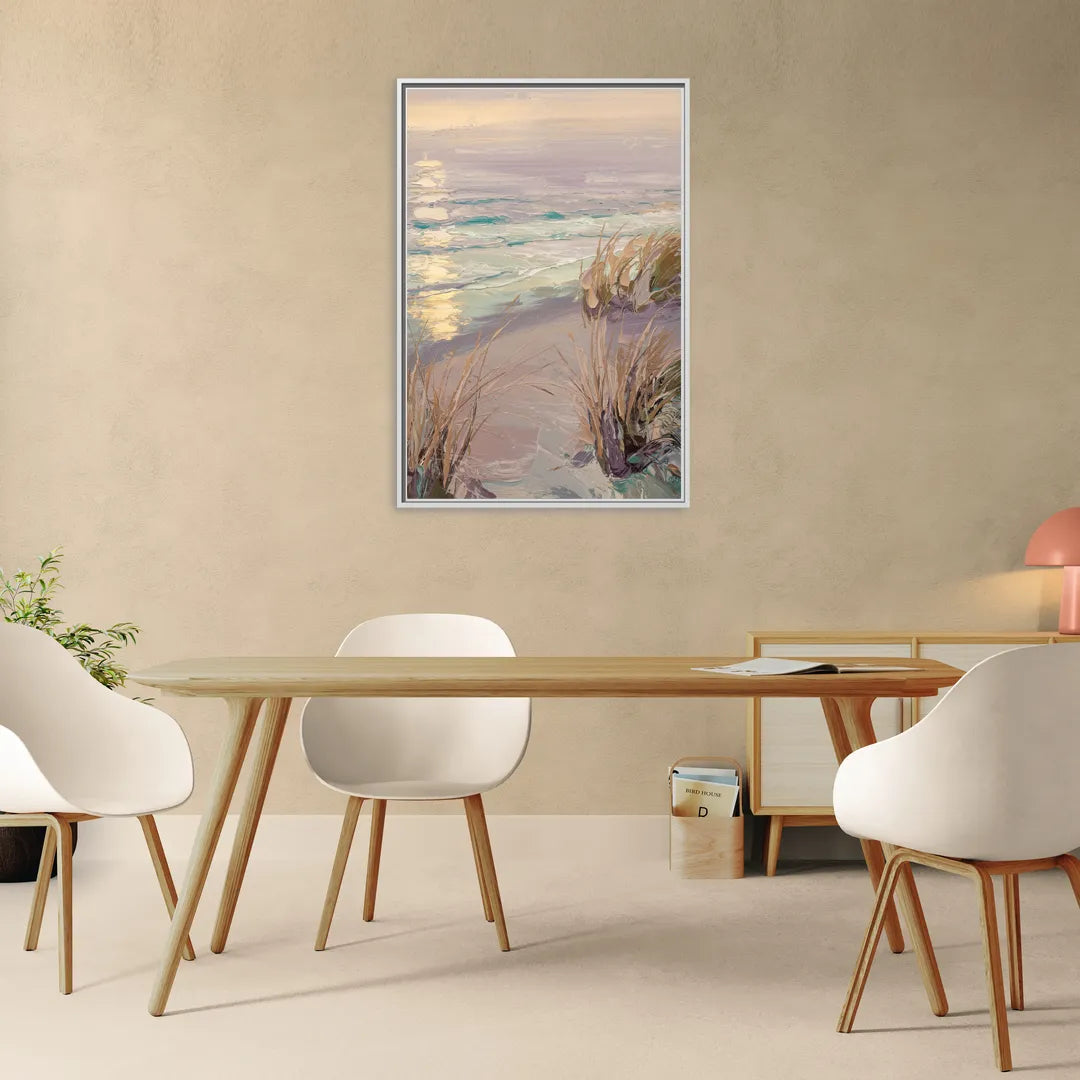 Myrtle Beach Atlantic Breeze - Living Room White Frame Canvas